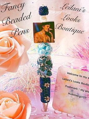 Fancy beaded Pen/gifts/JB/flowers beads